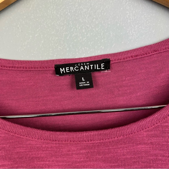 J.Crew mercantile long sleeve silky hem top size L round neck Style #H1730 - Picture 10 of 13